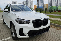BMW X3 G01 2018- Nieren 1 Bar (2021+, Schwarz Matt) Foto 1
