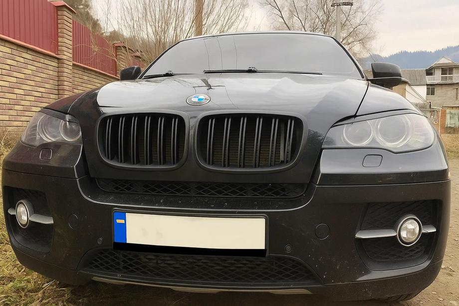 BMW X5 E70 2007-2013 Nieren M-Look (schwarz matt) Foto 2