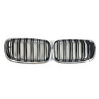 BMW X6 E71 2008–2014 Nieren M-Look (Schwarz Glanz mit Chromrahmen) Foto 2