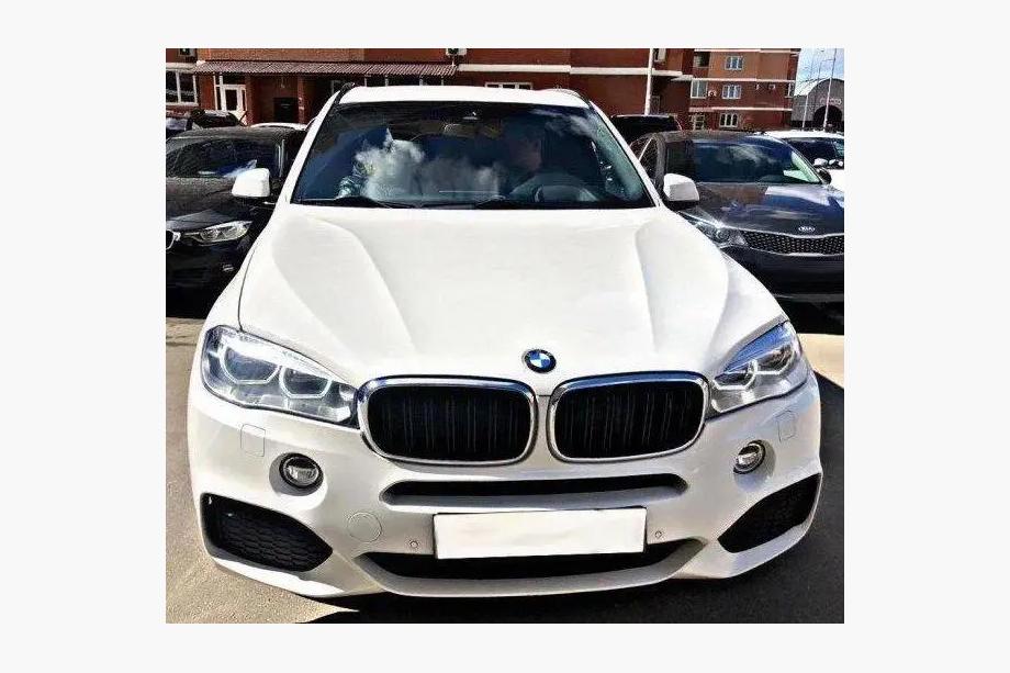 BMW X6 F16 2014-2019 Nieren M-Look (Schwarz Glanz mit Chromrahmen) Image