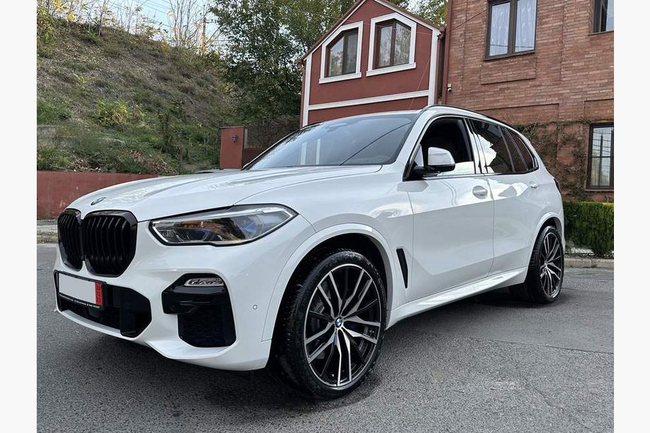 BMW X5 G05 2019–2026 Nieren 1 Bar (2019-2022, Schwarz Glanz) Foto 2
