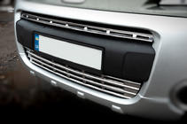 Citroen Berlingo 2008-2018 Chrom Kühlergrill Abdeckungen (2-tlg., Edelstahl) Foto 3