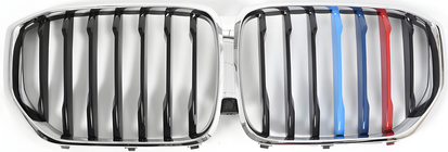 BMW X5 G05 2019–2026 Nieren 1 Bar (2019-2022, M-Color mit Chromrahmen) Foto 2