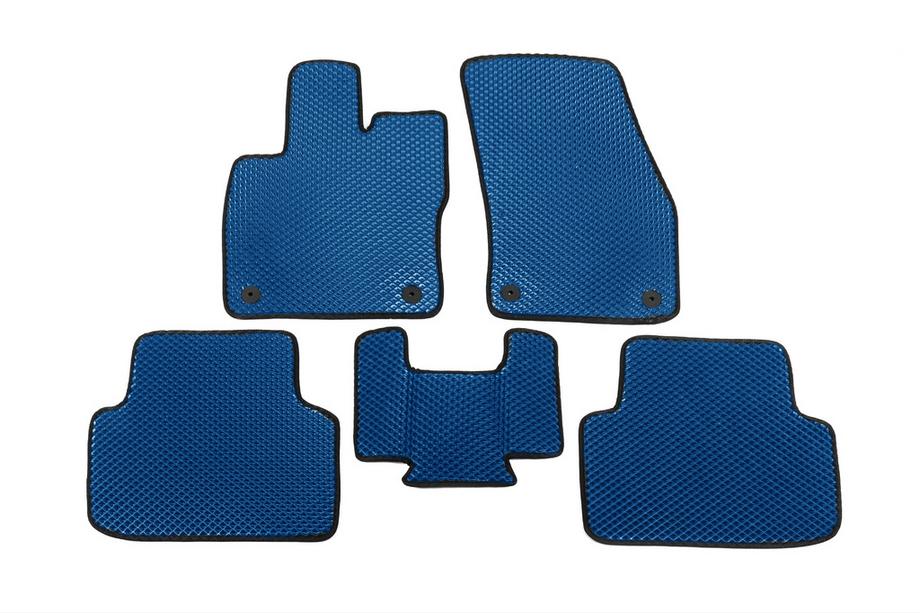 Volkswagen Golf Sportsvan 2014-2020 EVA Fußmatten (Blau) Image
