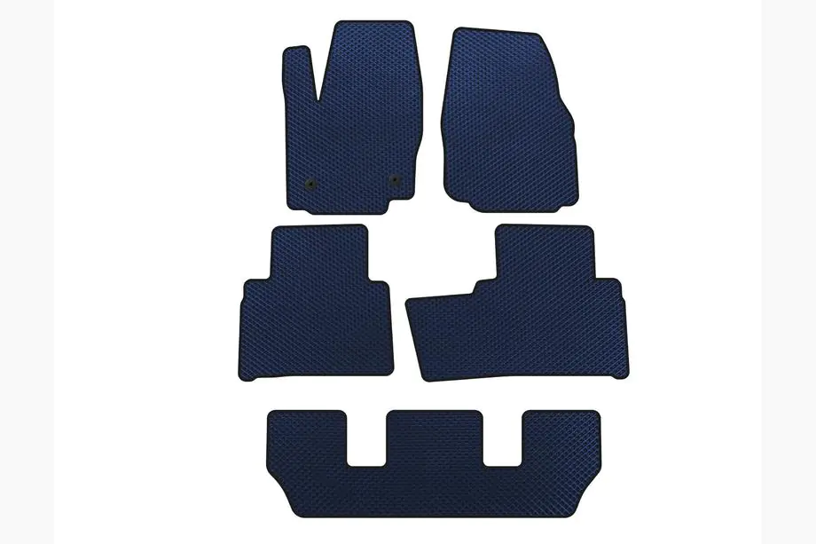 Ford Galaxy 2007-2015 EVA Fußmatten (3 Reihen, Blau) Image