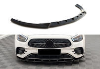 Mercedes E-class W213 2016-2023 Frontlippe DPT (für AMG-Line, 2020-2023, Schwarz Glanz) Foto 1