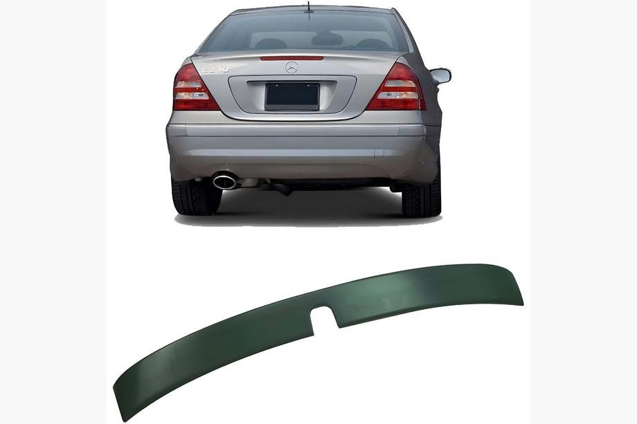 Mercedes C-class W203 2000-2007 Heckspoiler DPT (SD, Schwarz Glanz) Image