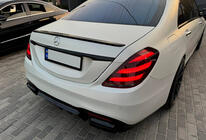 Mercedes S-class W222 2013-2022 Heckdiffusor BRB (grundiert, 2018+) Foto 10