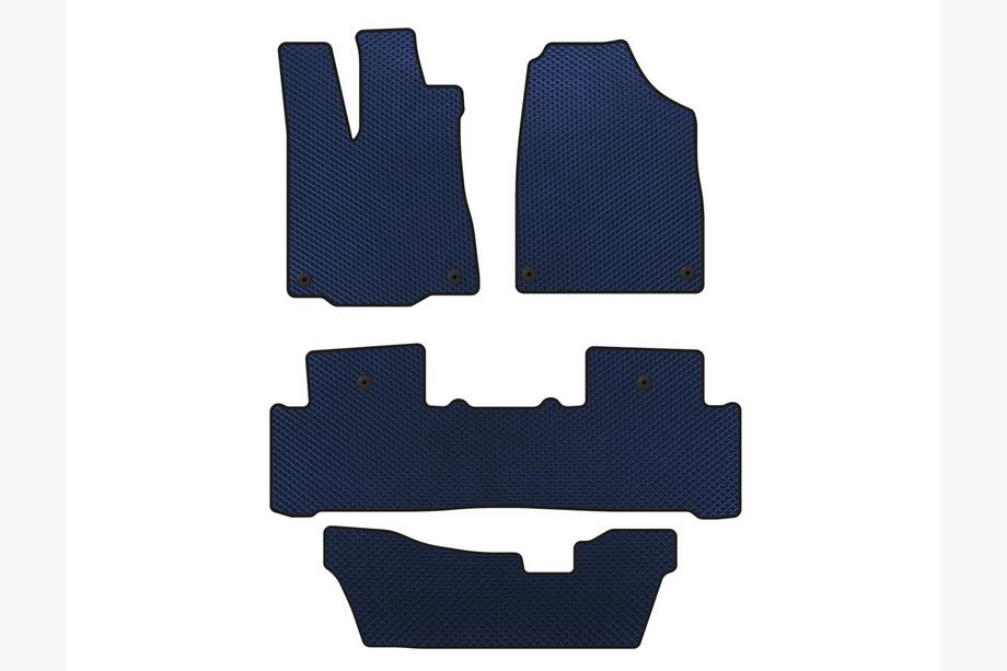 Acura MDX 2013-2020 EVA Fußmatten (3 Reihen, Blau) Image