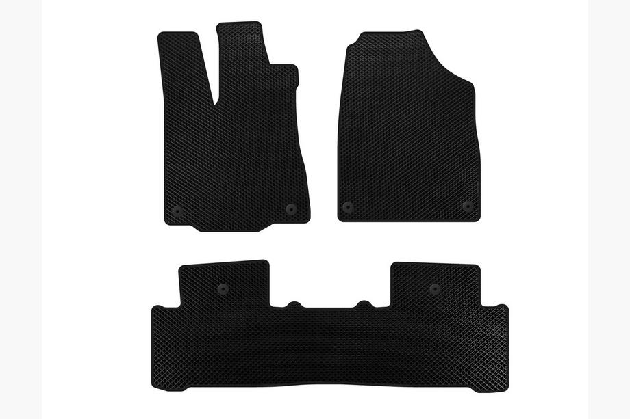 Acura MDX 2013-2020 EVA Fußmatten (2 Reihen, Schwarz) Image