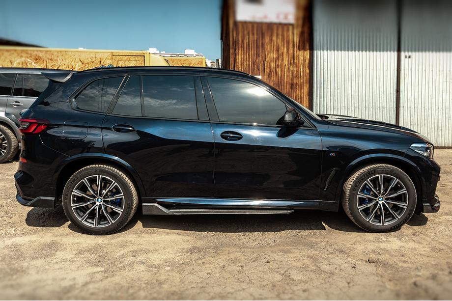 BMW X5 G05 2019–2026 Schwellerleisten Carbon V3 (Echter Carbon) Foto 4