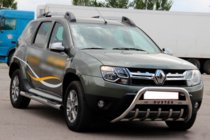 Dacia Duster 2008-2018 Seitliche Rohre mit Einsätzen (2 Stk., Edelstahl) Foto 3