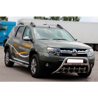 Seitliche Rohre mit Einsätzen (2 Stk., Edelstahl) Dacia Duster 2008-2018 Foto 3