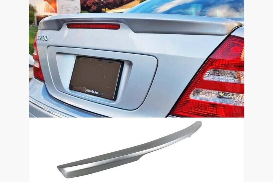 Mercedes C-class W203 2000-2007 DPT Heckspoiler (SD, Schwarz Glanz) Foto 1