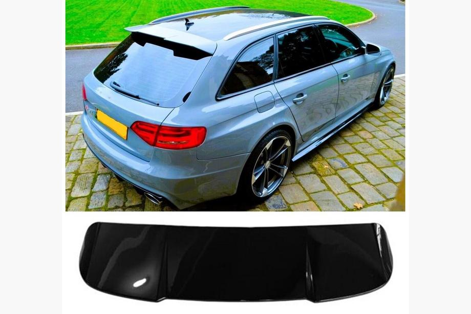 Audi A4 B8 2007-2015 DPT V2 Spoiler (Avant, Schwarz Hochglanz) Foto 3