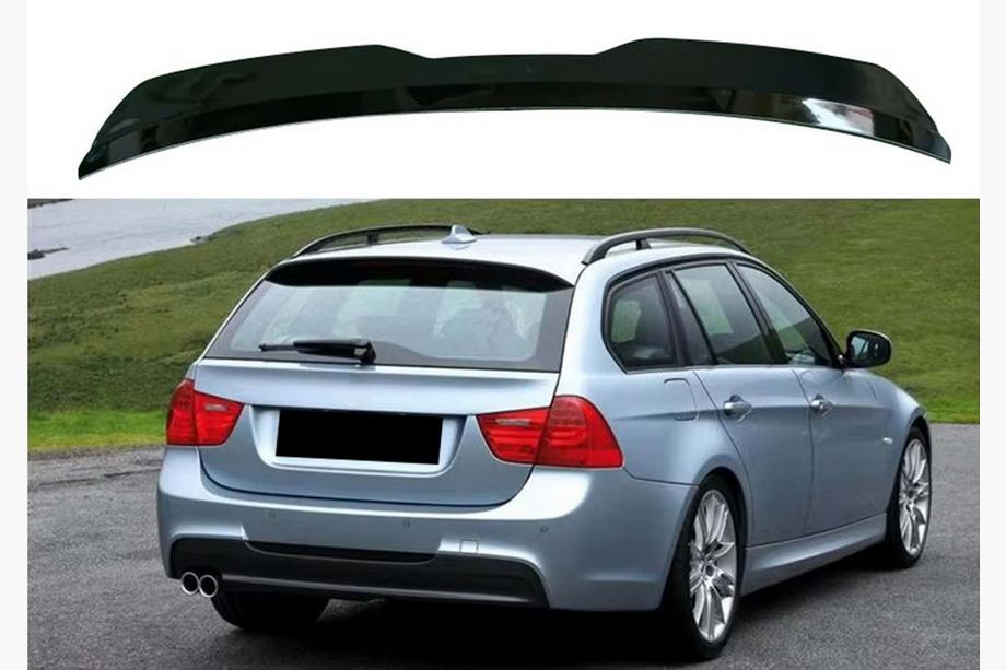 BMW 3 Series E90/E91 2005-2011 DPT Heckspoiler (SW, Schwarz Glanz) Foto 1