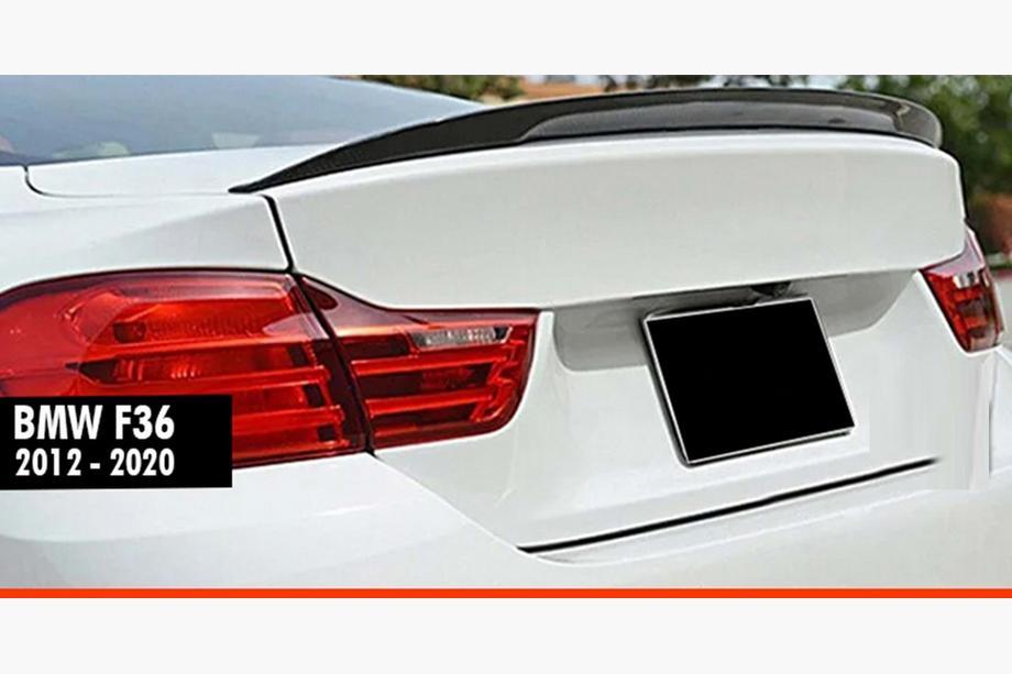 BMW 4 Series F32/F33/F36 2012-2020 Spoiler MP-Style (für F36, Schwarz Glanz) Foto 1