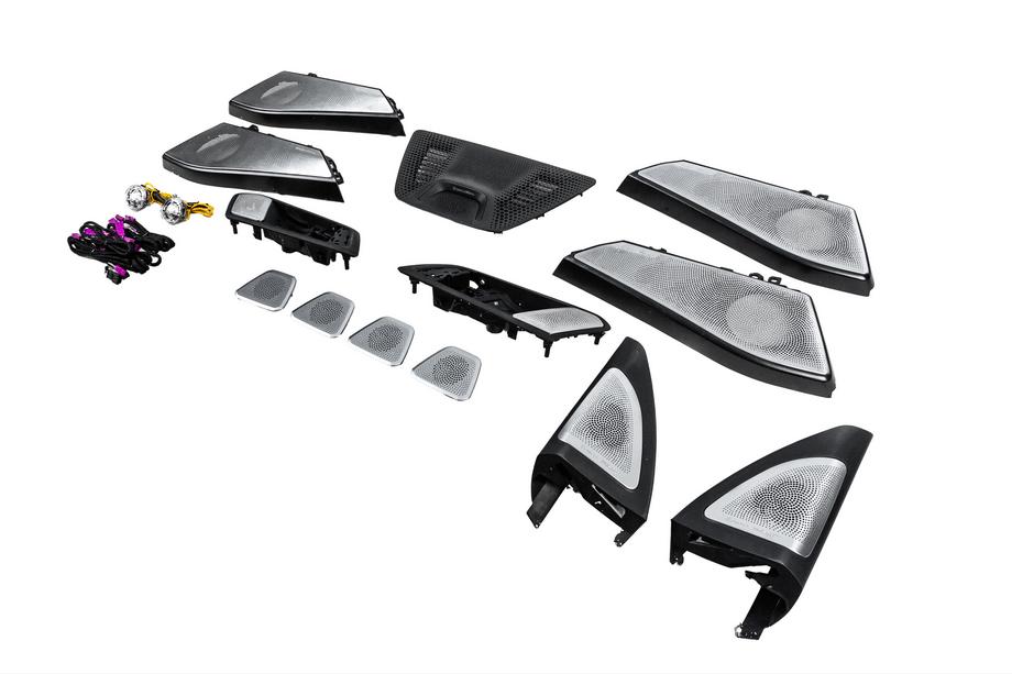 BMW X5 G05 2019–2026 Set Zierleisten mit Beleuchtung Bowers&Wilkins Foto 7