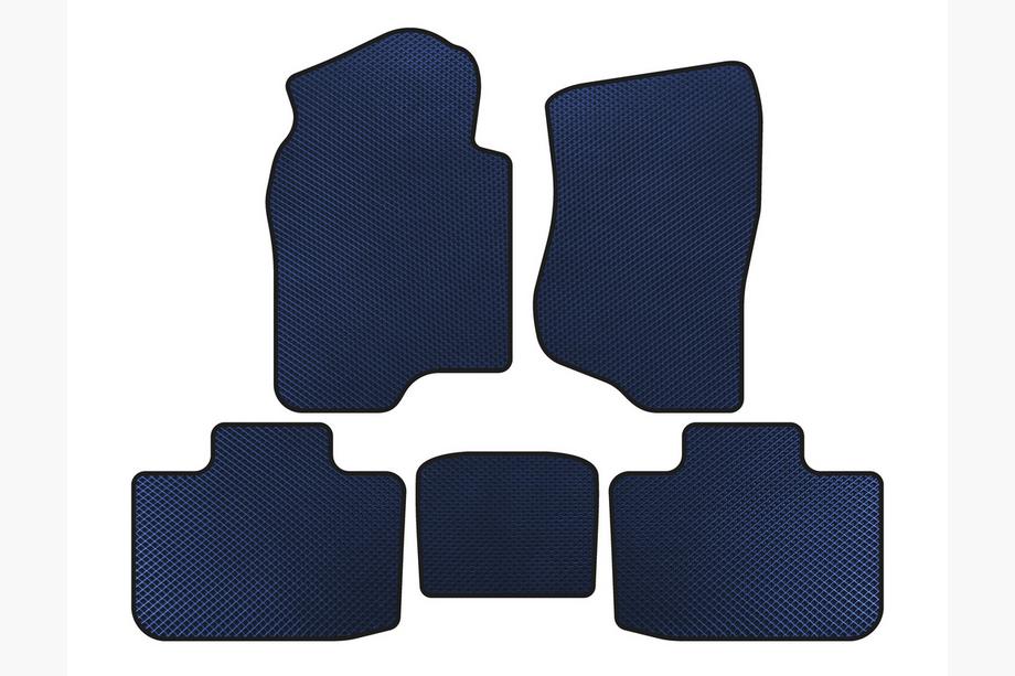 Cadillac Escalade 2007-2014 EVA Fußmatten (2 Reihen, Blau) Image