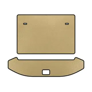 EVA Kofferraummatte (3 Reihen, Beige) Jetour X70 2018-