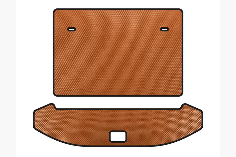 Jetour X70 2018- EVA Kofferraummatte (3 Reihen, Orange) Image