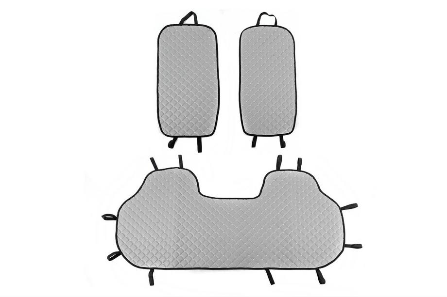 Sitzauflagen für Rücksitze (Set, Grau mit grauer Naht) Image