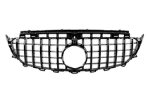 Mercedes E-class W213 2016-2023 Frontgrill GT Panamericana Schwarz (für Avantgarde/AMG-Line/E43 AMG/E53 AMG 2016-2020) Foto 2
