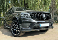 Mercedes GL/GLS class X166 2012-2019 Frontgrill GT Panamericana Schwarz (für GLS) Foto 1