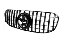 Mercedes GLS X167 2019- Frontgrill 2019-2023 (GT Panamericana Schwarz) Foto 5