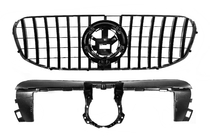 Mercedes GLS X167 2019- Frontgrill 2019-2023 (GT Panamericana Schwarz) Foto 10