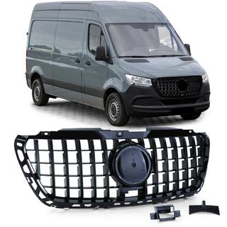 Frontgrill Panamericana GT Panamericana Schwarz Premium Mercedes Sprinter W907/W910 2018- Foto 1