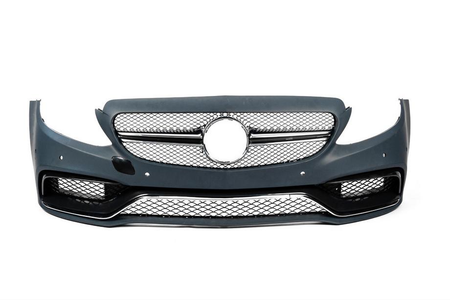 Mercedes C-class W205 2014-2021 Frontstoßstange komplett (AMG C63-Design 2014-2018) Foto 2
