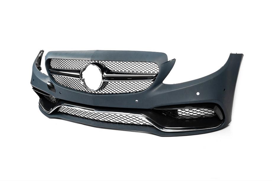 Mercedes C-class W205 2014-2021 Frontstoßstange komplett (AMG C63-Design 2014-2018) Foto 3