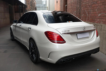 Mercedes C-class W205 2014-2021 Heckstoßstange mit Diffusor (AMG C63-Design 2014-2021) Foto 1