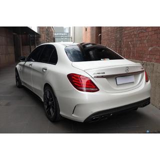 Heckstoßstange mit Diffusor (AMG C63-Design 2014-2021) Foto 1