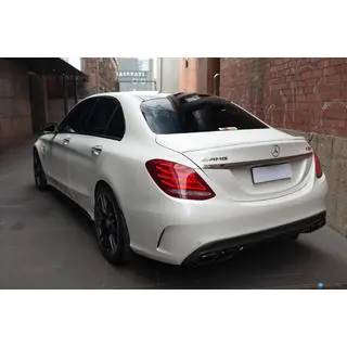 Heckstoßstange mit Diffusor (AMG C63-Design 2014-2021) Foto 1