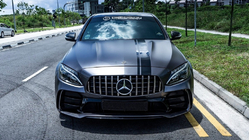 Mercedes C-class W205 2014-2021 Frontstoßstange komplett (Design C63 GT) Foto 2