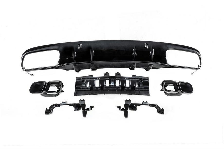 Mercedes C-class W205 2014-2021 Bodykit mit Diffusor für Coupe (Design Black Mamba C63GT) Foto 7
