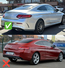 Mercedes C-class W205 2014-2021 Bodykit mit Diffusor für Coupe (AMG C63-Design 2014-2018) Foto 2