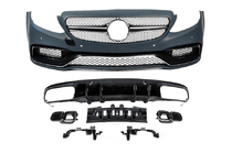 Mercedes C-class W205 2014-2021 Bodykit mit Diffusor für Coupe (AMG C63-Design 2014-2018) Foto 1