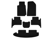 Chevrolet Trailblazer 2012-2019 Textil Fußmatten Premium (3 Reihen, Schwarz) Foto 1