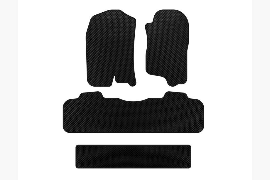 Chevrolet Tahoe 2007-2014 EVA Fußmatten (3 Reihen, 2007-2014, Schwarz) Image