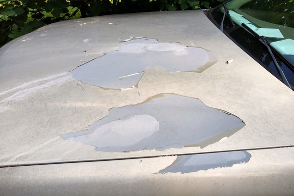Warum blättert der Lack eines Autos ab?