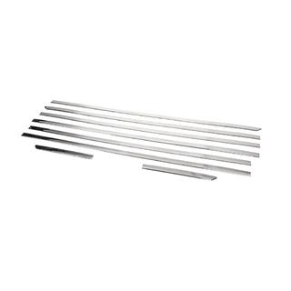 Chrom Fensterleisten unten (8 Stk., Edelstahl) Ford Custom 2013-2022 Foto 3