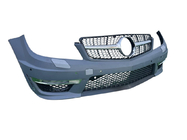 Mercedes C-class W204 2007-2015 Frontstoßstange 2011-2014 AMG C63 mit Diamond Silver Kühlergrill Foto 3