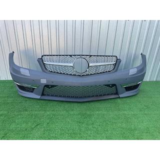 Frontstoßstange 2011-2014 AMG C63 mit Diamond Silver Kühlergrill Foto 1