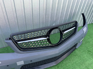 Mercedes C-class W204 2007-2015 Frontstoßstange 2011-2014 AMG C63 mit Diamond Black Kühlergrill Foto 2