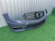 Mercedes C-class W204 2007-2015 Frontstoßstange 2011-2014 AMG C63 mit Diamond Black Kühlergrill Foto 1