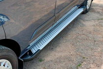 Ford Custom 2013-2022 Trittbretter Allmond Grey (2 Stk., Alu) Foto 1