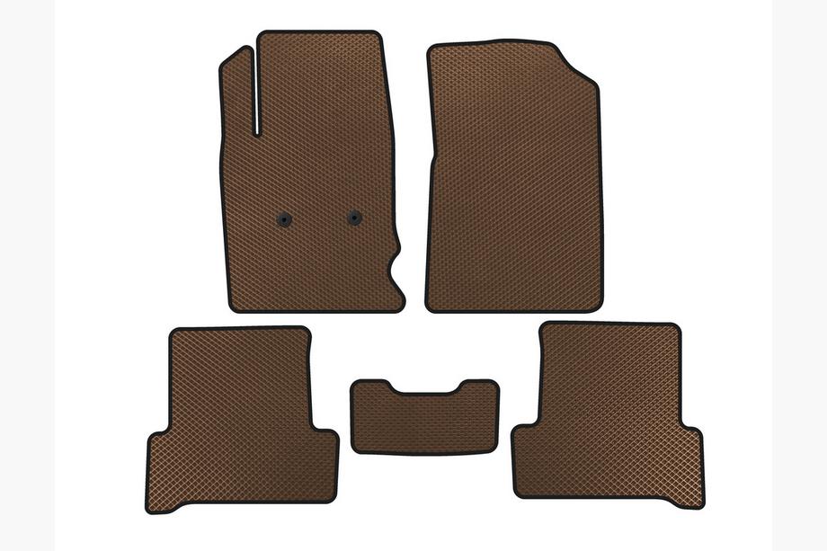 Chevrolet Colorado 2012–2022 2012-2022 EVA Fußmatten (Braun) Image